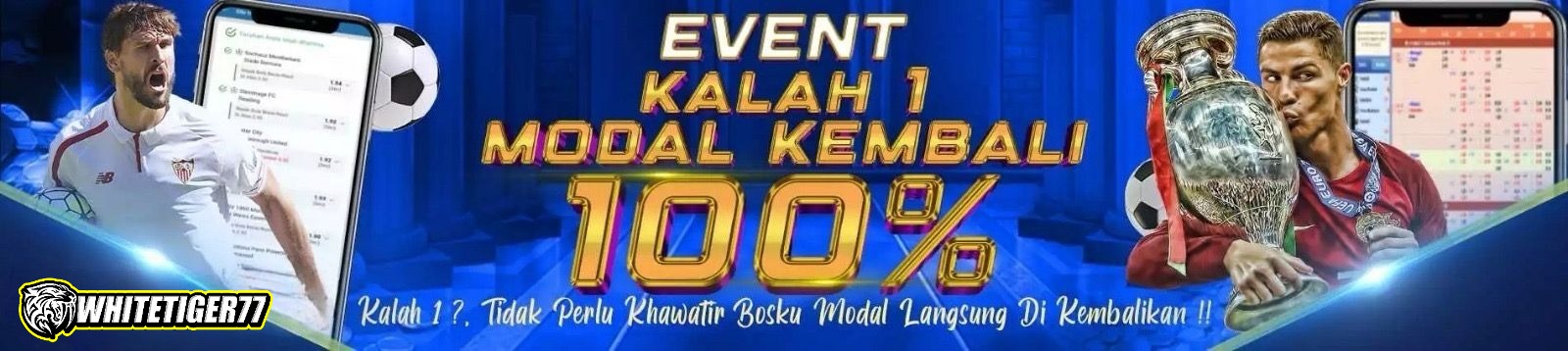 GARANSI KEKALAHAN 100% MODAL DEPOSIT KEMBALI